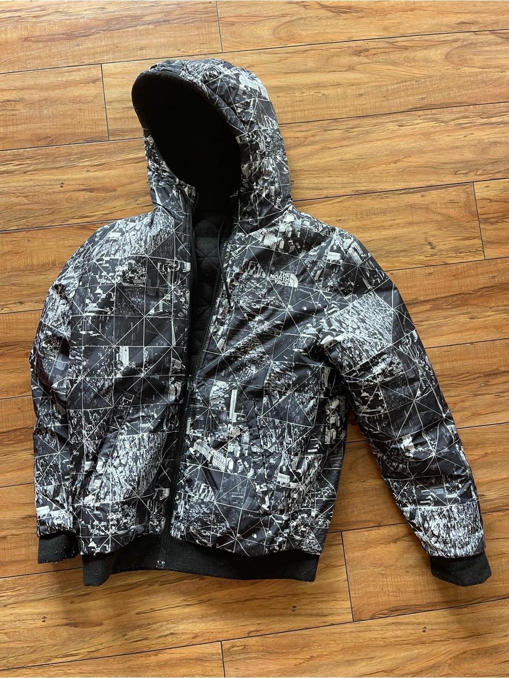 RARE The North Face “Kingston City” Reversable Hoodie  Men Size M